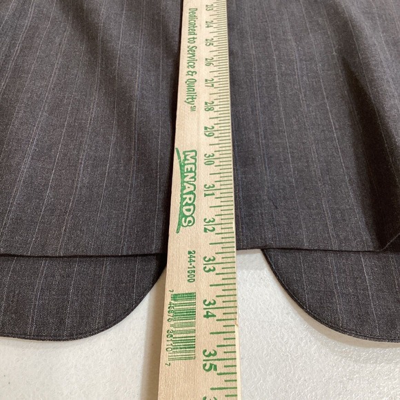 Brooks Brothers "346" Suit Jacket 48R* Grey Pencil Stripe 2 Button Single Breast - Picture 7 of 7